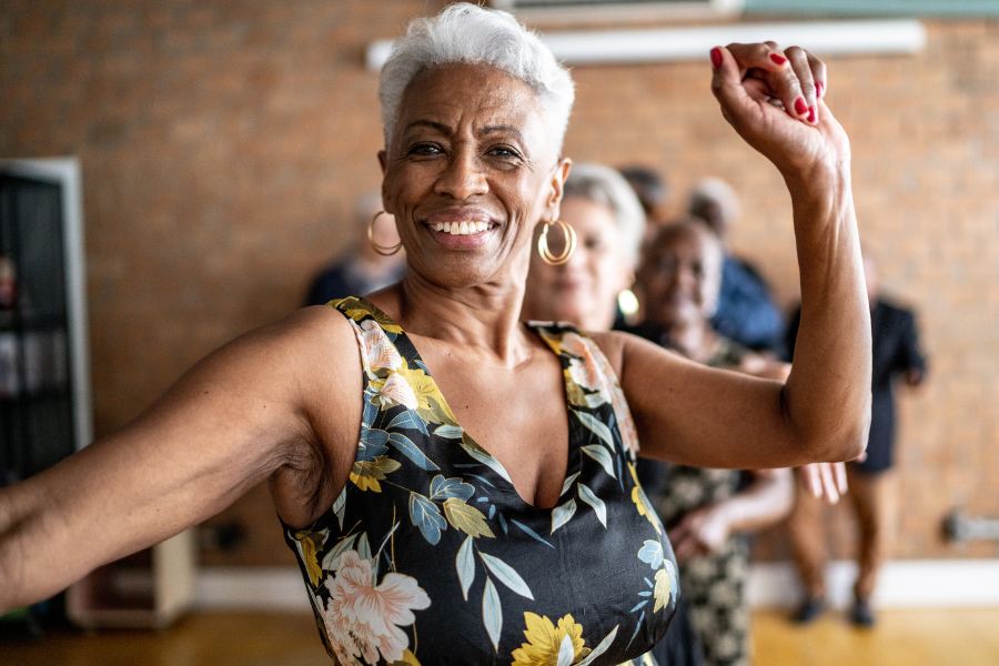 Woman dancing